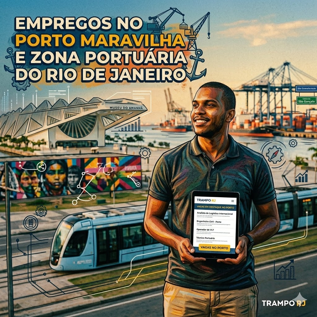 Empregos no Porto Maravilha e Zona Portuária do Rio de Janeiro
